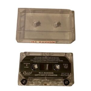 M.C. Hammer – “Let's Get It Started” 90’s rap cassette